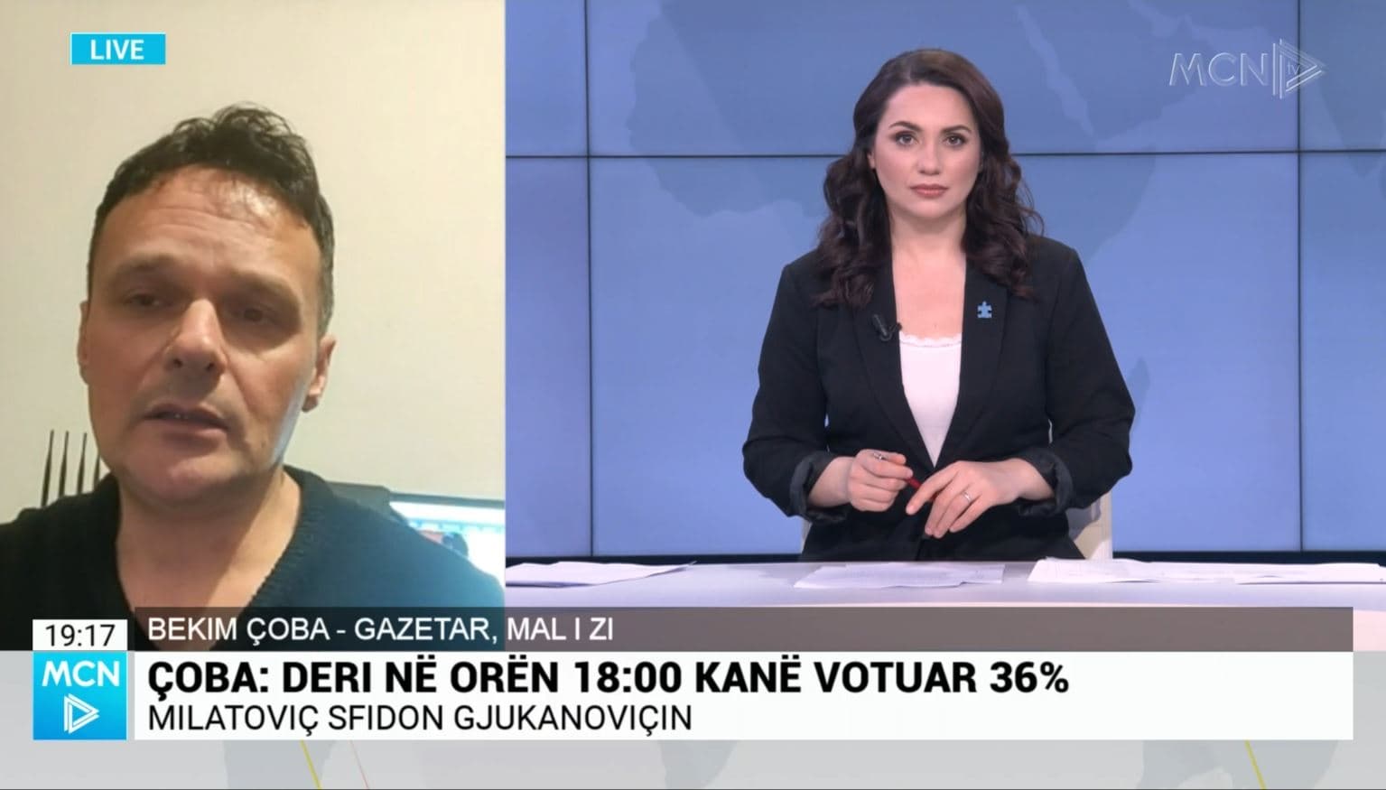 Presidencialet në Mal të Zi, Çoba: Pjesëmarrje më e ulët se në raundin e parë