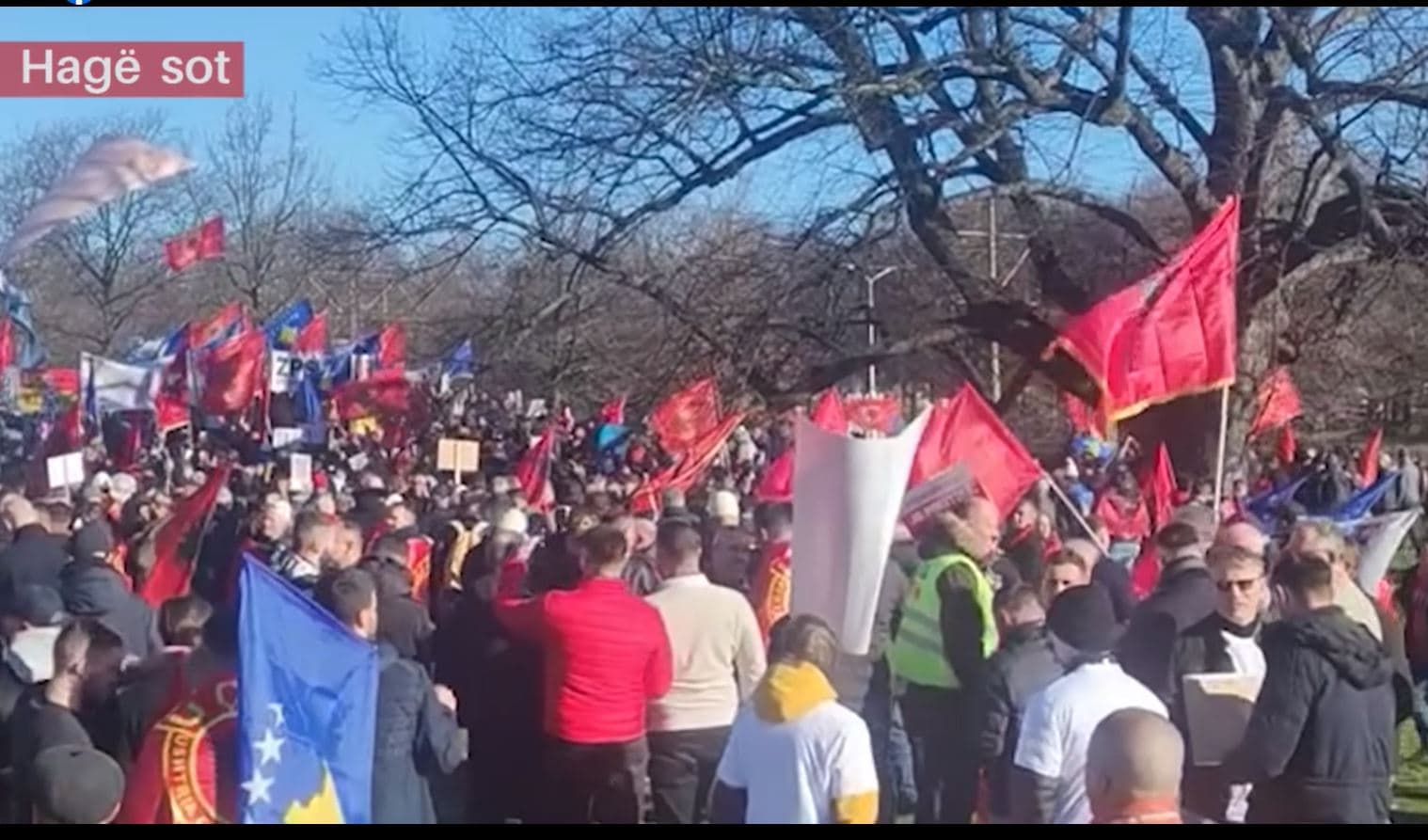    Rama ndan pamjet e protestave nga Haga dhe Prishtina: Liria ka emër!