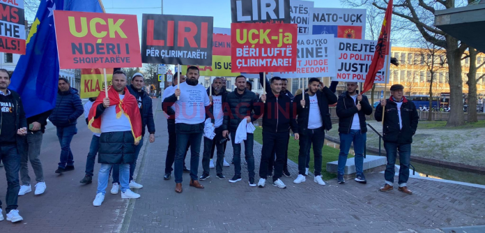 Sot në Hagë protestohet në mbështetje të krerëve të UÇK-së