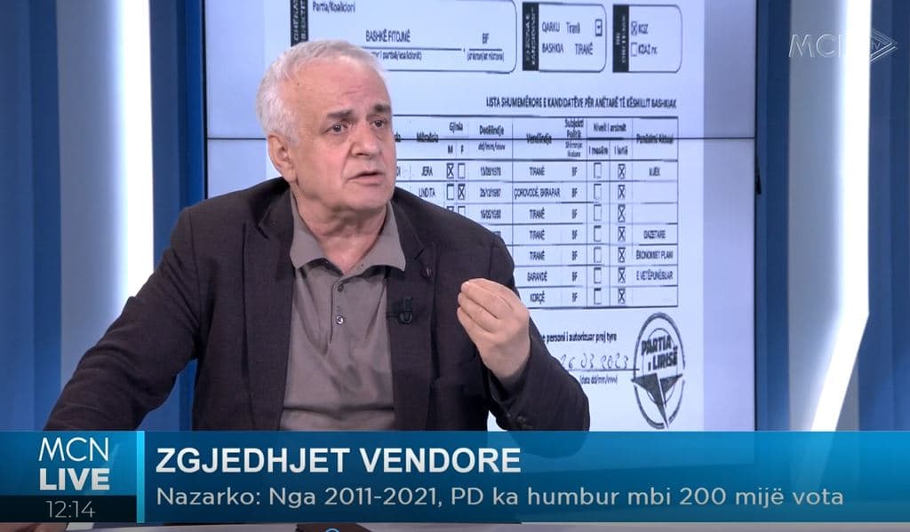 Nazarko: Pas 14 majit, grupi që është te Partia e Lirisë do kërcejë i gjithi te PD. Aty do bëhet dasma e madhe, pa Sali dhe Metë