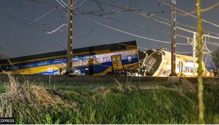 Treni del nga shinat në Holandë, një i vdekur dhe 30 të plagosur
