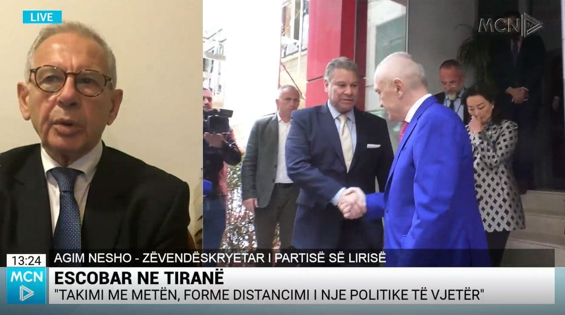Takimi Escobar-Meta/ Nesho: SHBA po kupton realitetin e ri. Moment reflektimi dhe distancim nga mbështetja pa kufij për Ramën (VIDEO) 