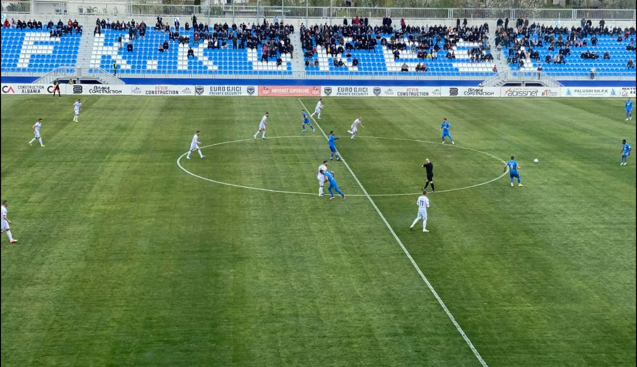 Gol i anuluar në fund, nuk ka fitues në Kukësi-Vllaznia