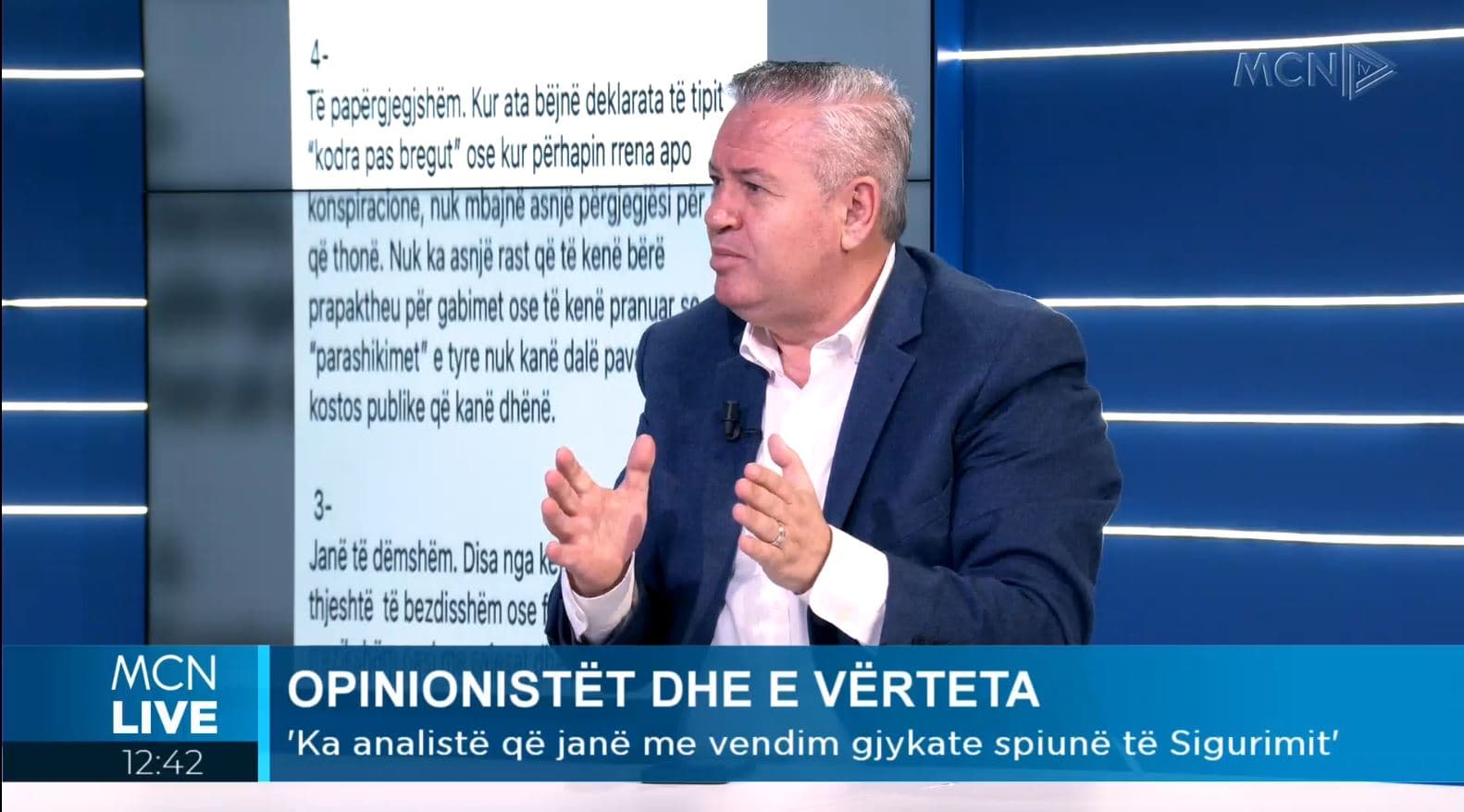 Murrizi kërkon Veting për median: Ka gazetarë të konfirmuar me vendim gjykate si kokrra e spiunit! (VIDEO)