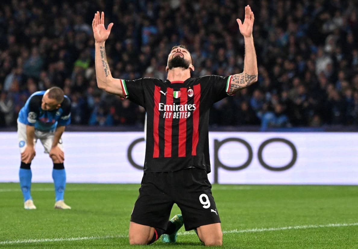 Shënoi në kualifikimin ndaj Napolit, Milani rinovon kontratën me Giroud