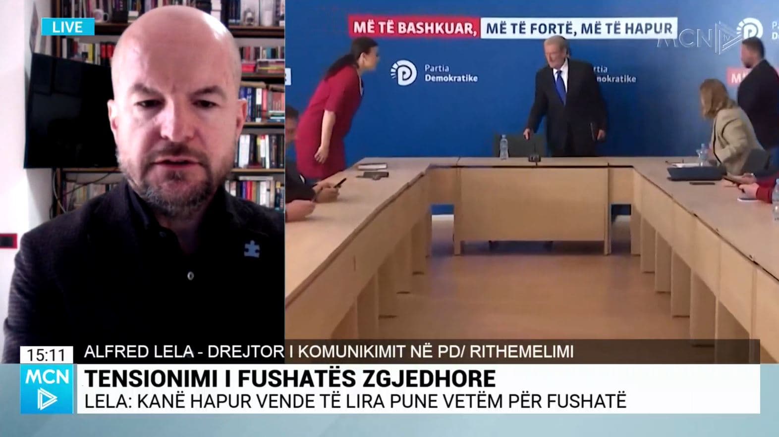 Lela: Pushteti kërkon të marrë me çdo mjet bastionet tona. Mjeruese akuzat e atij që doli nga sqetulla e Berishës! (VIDEO)