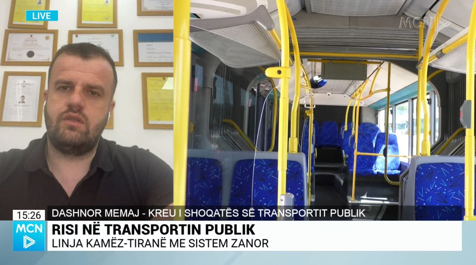 Mema: Sistemi zanor në autobusë pati reagim pozitiv. Duhen tabelat informuese dhe korsitë e dedikuara  