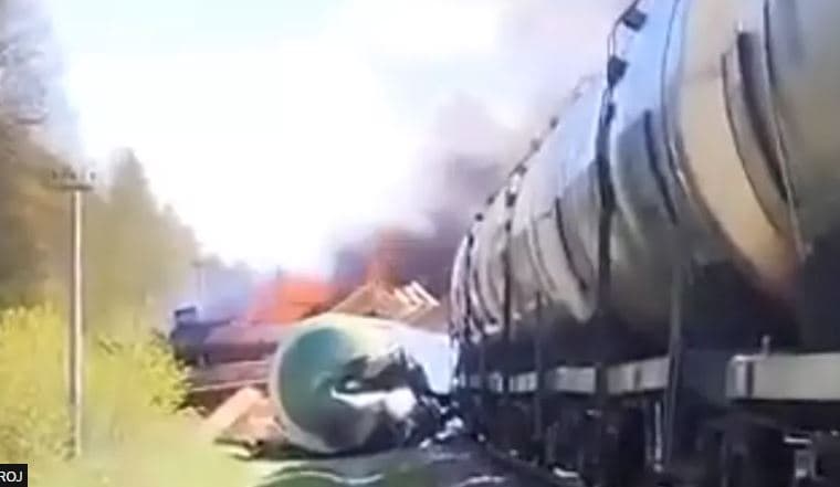 Shpërthimi nxjerr nga shinat një tren mallrash në rajonin kufitar të Rusisë