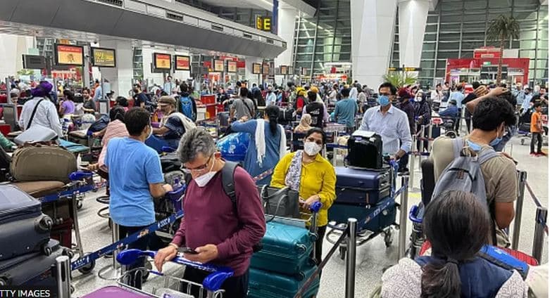 India vendos rekord për fluturimet ajrore, 456 mijë indianë fluturojnë brenda ditës