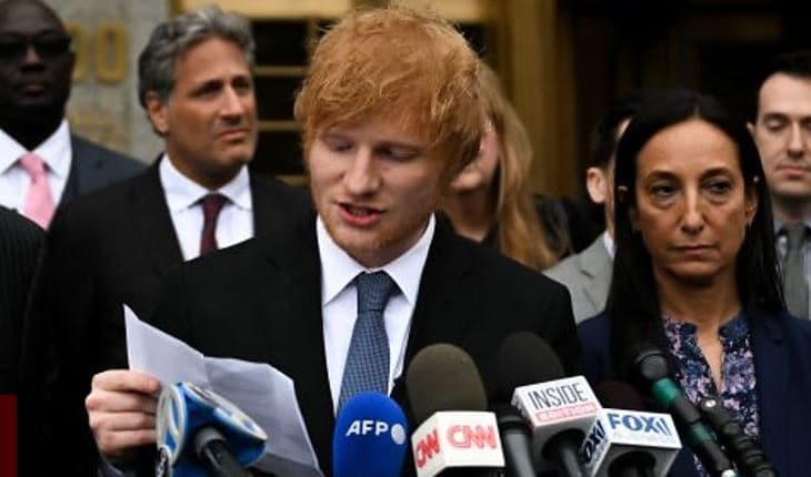 Ed Sheeran fiton gjyqin për të drejtat e autorit për hitin e tij “Thinking Out Loud”