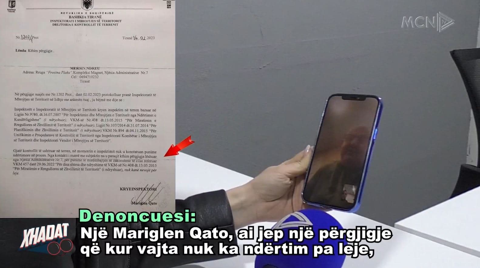 Investigimi i “Xhadat” nxjerr zbuluar IMT e Bashkisë Tiranë. Mashtruan qytetarin për të favorizuar ndërtuesin pa leje (VIDEO)