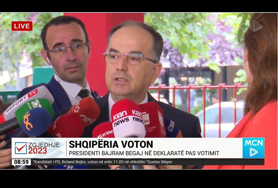  Voton presidenti Begaj: Sot një ditë e rëndësishme në demokraci. Këto votime janë të qytetarëve