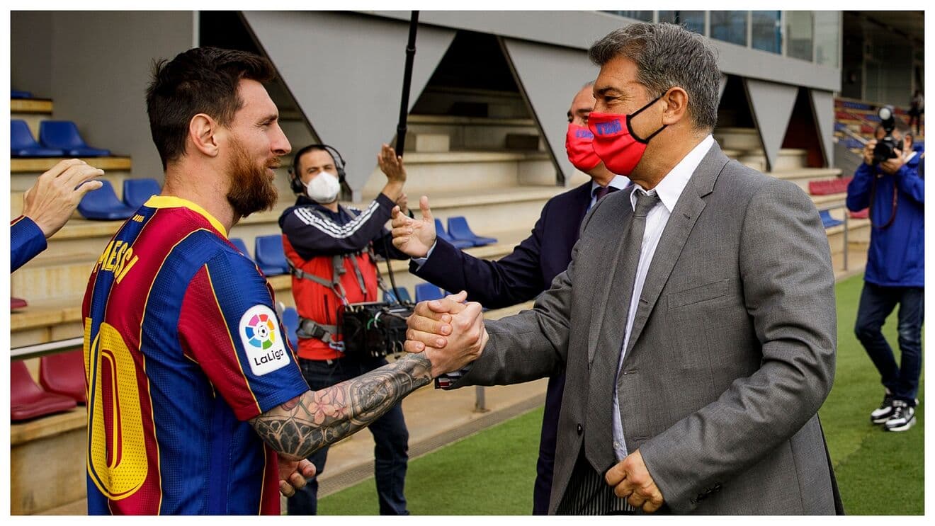 Laporta: Messi po kalon një situatë të pakëndshme në Paris, Barcelona është shtëpia e tij