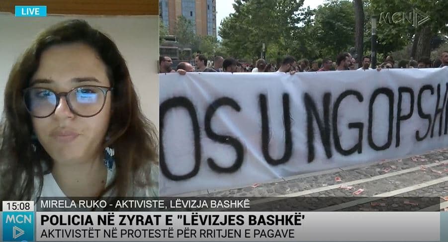 Policia në zyrat e Lëvizjes Bashkë/ Ruko: S’kishin mandat për të hyrë në seli! Kërkojnë që aktivistët të deklarojnë çfarë ndodhi me Ahmetajn