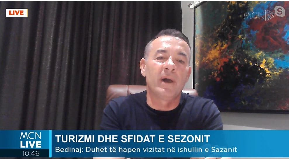  Turizmi, Bedinaj: Muaji maj ka sjell shumë turistë, duhet të hapen vizitat në ishullin e Sazanit (VIDEO)