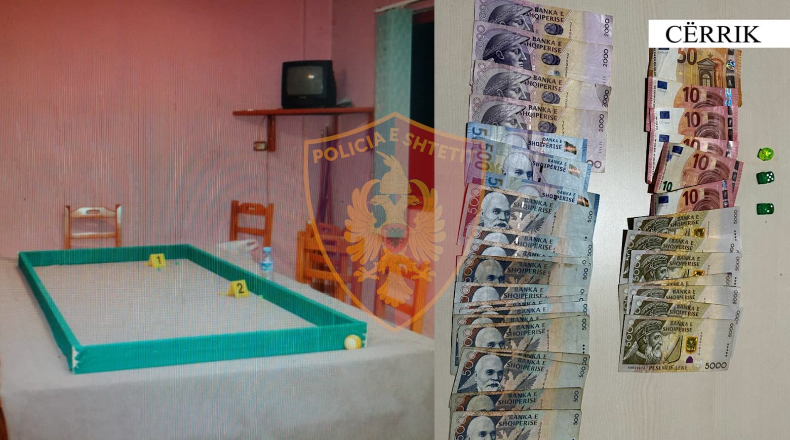Organizonte lojëra fati në lokal, arrestohet një person në Cërrik
