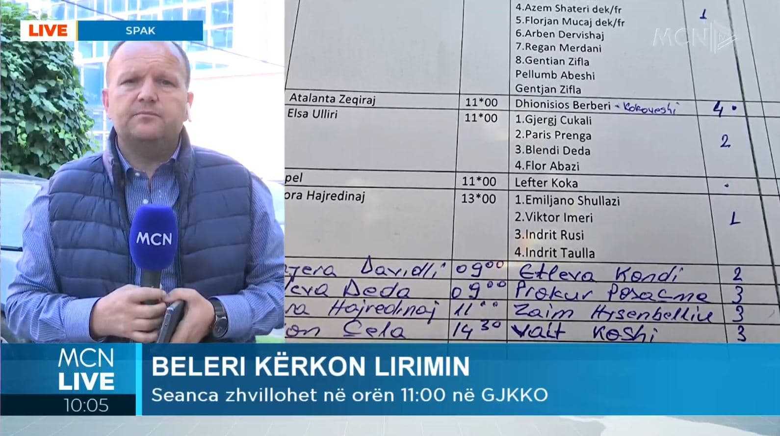 Fredi Beleri në seancë, kërkon heqjen e masës "arrest me burg" (VIDEO)