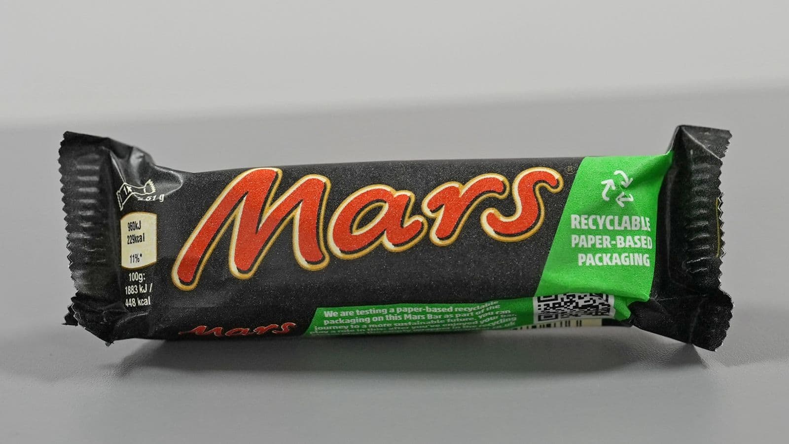 Mars ndryshon mbështjellësen e çokollatës në mbështetje të mjedisit