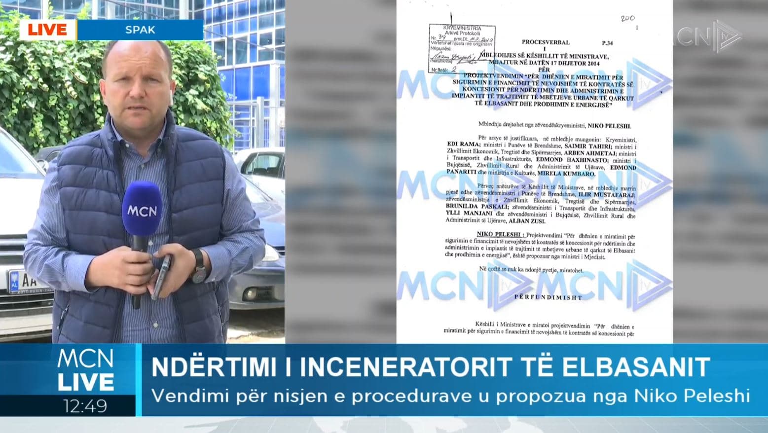 Afera e inceneratorit të Elbasanit/ MCN zbardh procesverbalin e mbledhjes, mungoi Rama dhe disa ministra (VIDEO)