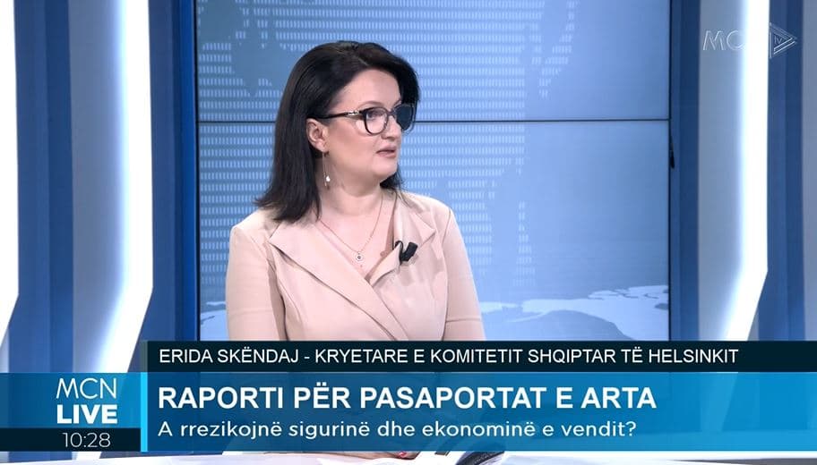 Raporti për pasaportat e arta, Skëndaj: Rrezik për evazion fiskal, pastrim parash dhe korrupsion (VIDEO)