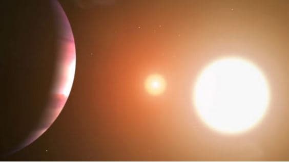 Zbulohet planeti jashtëdiellor që rrotullohet rreth dy yjeve