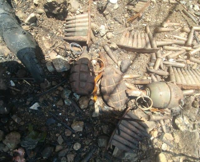 Këlcyrë, gjenden 30 granata në rrugën që po ndërtohej