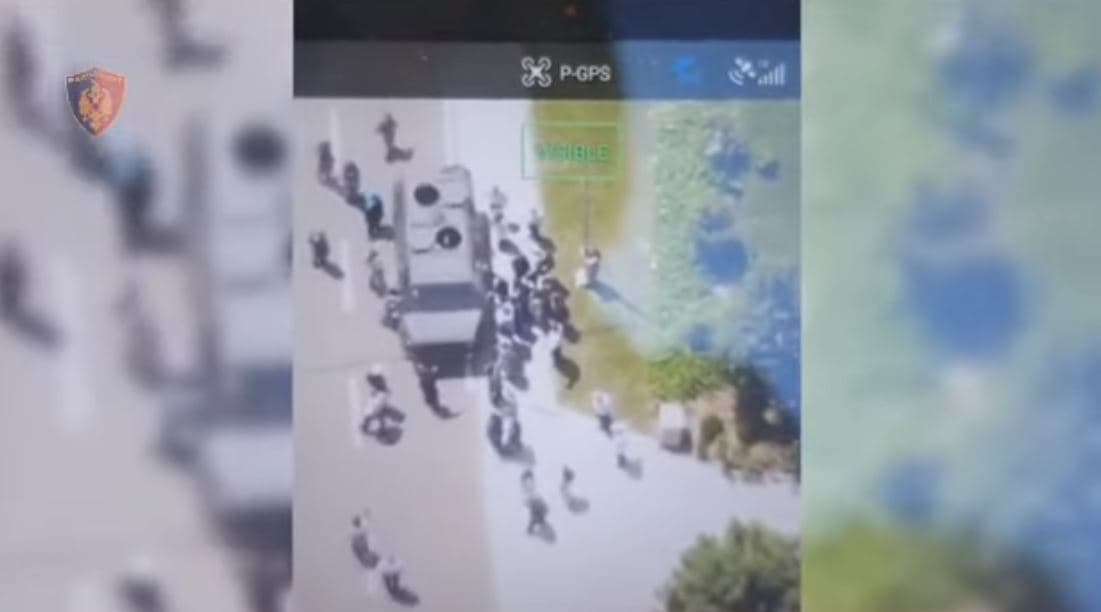 Aksioni në kampin e Manzës, policia publikon pamjet (VIDEO)