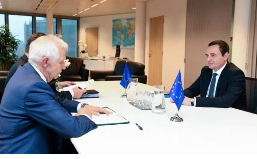 Borrell për takimin me Kurtin: Po provojmë të gjejmë zgjidhje për deeskalim të menjëhershëm