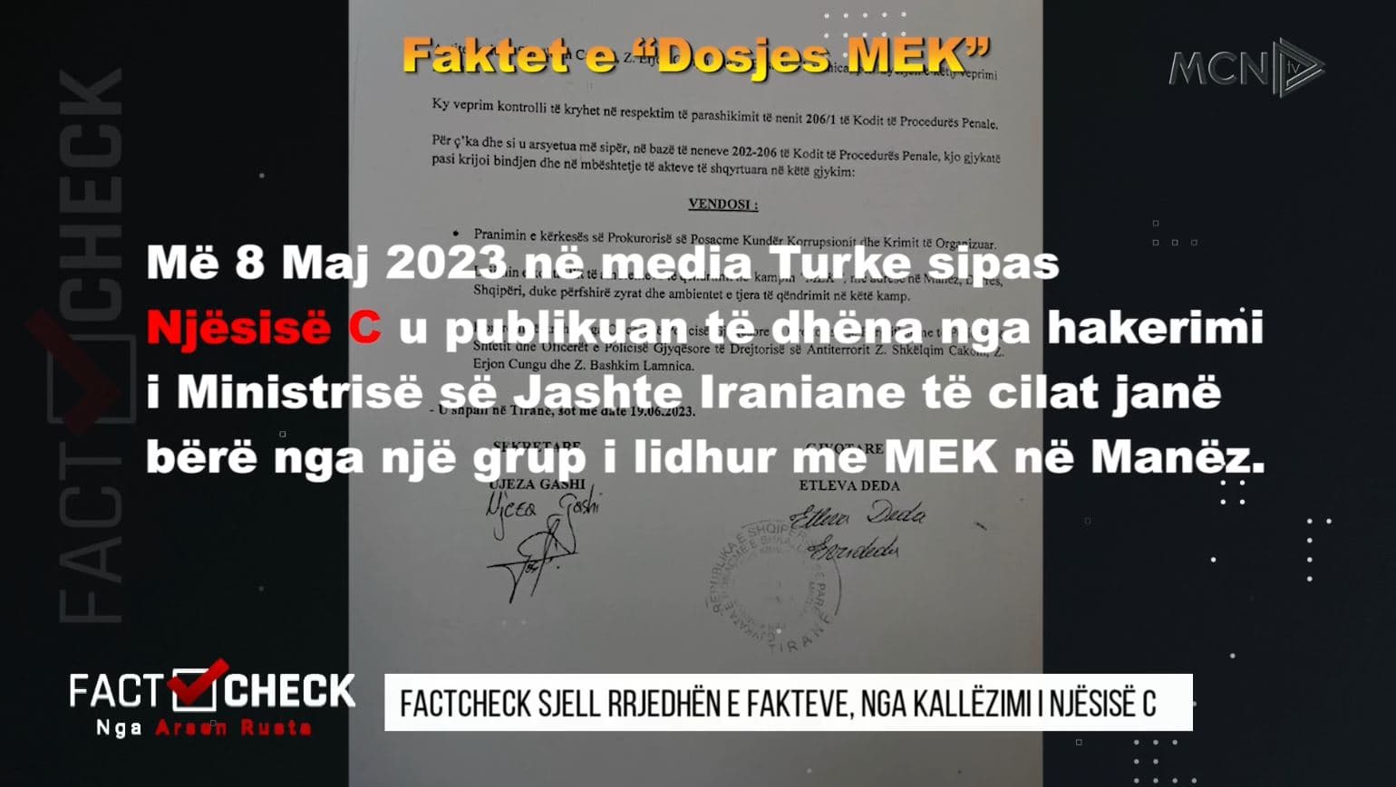 Si nisi hetimi për MEK? FactCheck sjell kronologji të fakteve, nga kallëzimi i Njësisë C