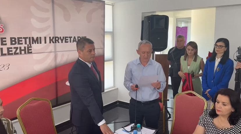 Betohet kryebashkiaku i Lezhës, Pjerin Ndreu