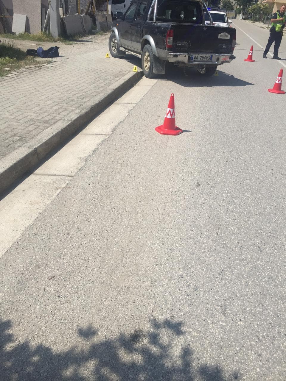 Makina përplaset me motorin në aksin Këlcyrë-Përmet, plagoset një person