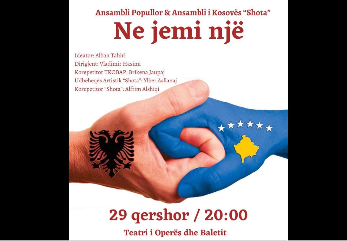  Ansambli Popullor dhe Ansambli i Kosovës bashkë në një koncert në TKOB