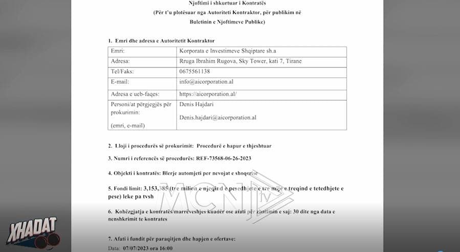 Korporata e Investimeve Shqiptare 0 investime dhe miliona për udhëtime e makina