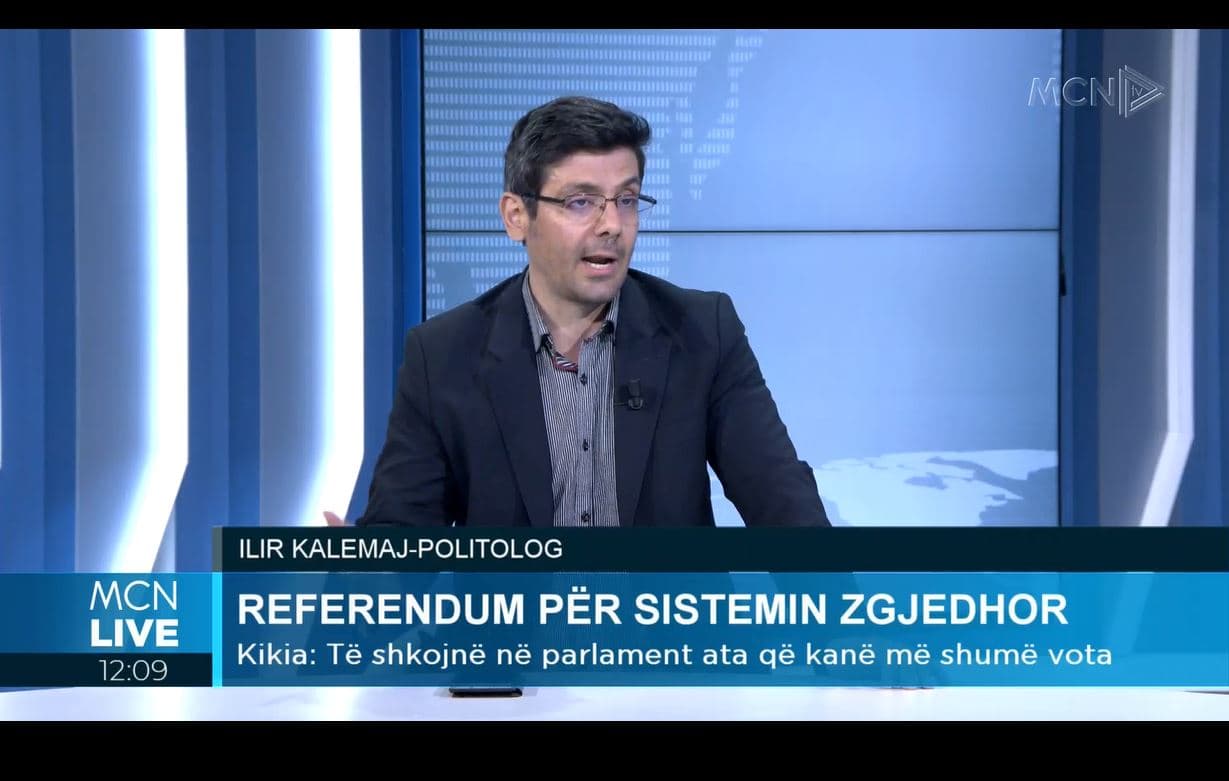 Kalemaj: Shqipëria ka nevojë për një sistem proporcional kombëtar me lista të hapura. Të jetë një zonë e vetme elektorale (VIDEO)