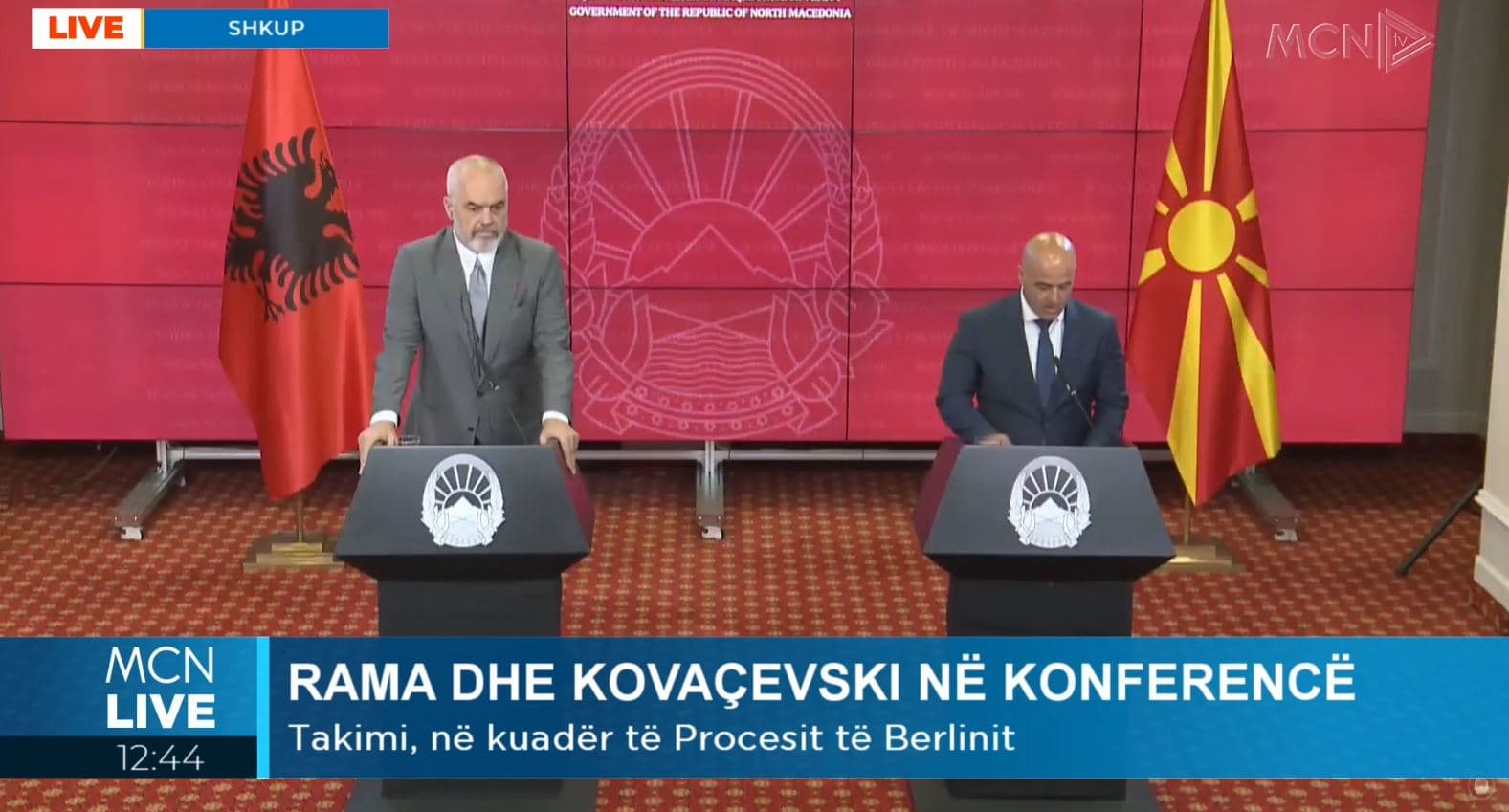 Rama: Kurti s’besoj se e ka harruar kanunin që edhe hasmit i hapet dera. Kovaçevski: Kosovë-Serbi, të normalizojnë marrëdhëniet