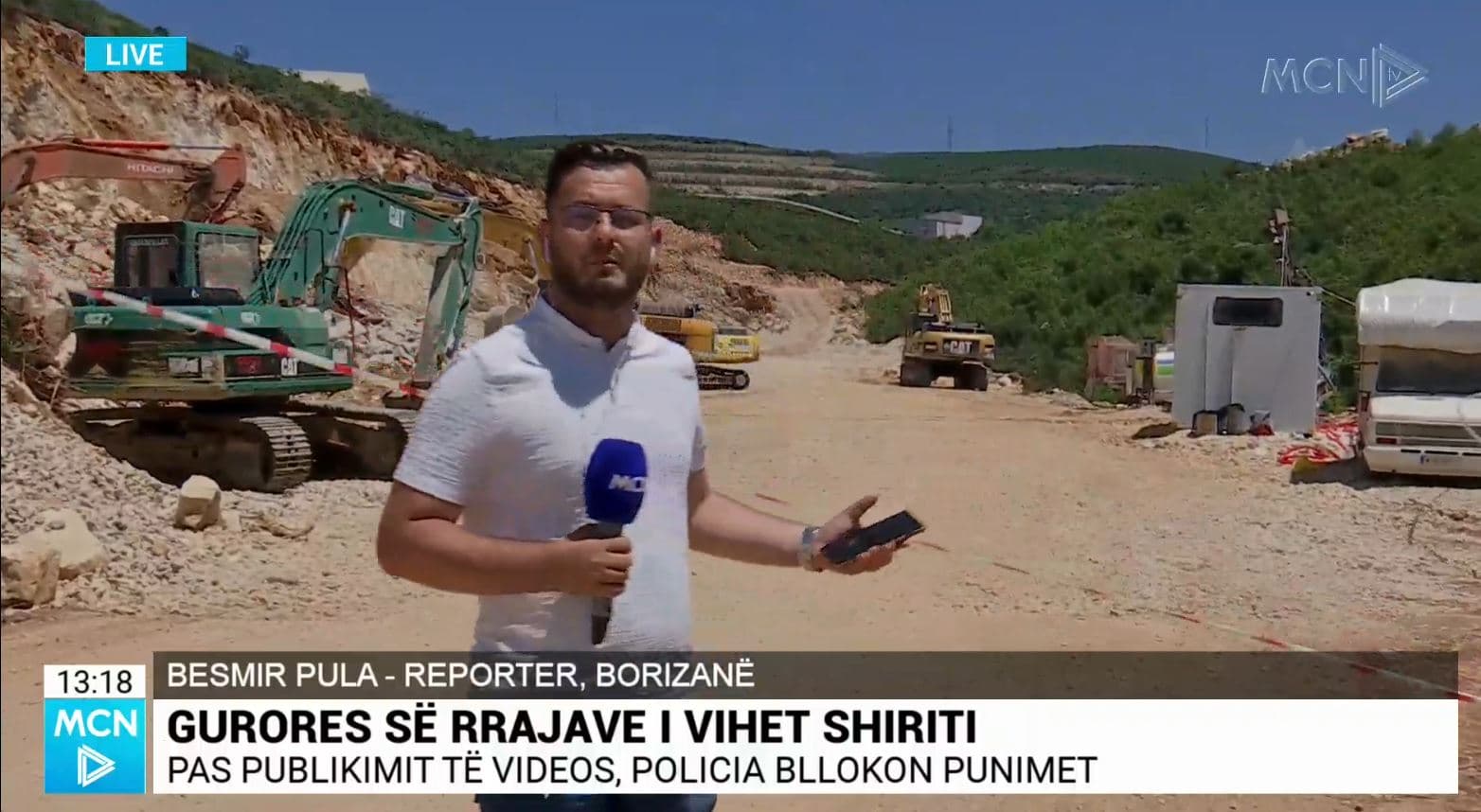  Gurores së Rrajave i vihet shiriti i policisë, Vocaj në vendin e ngjarjes