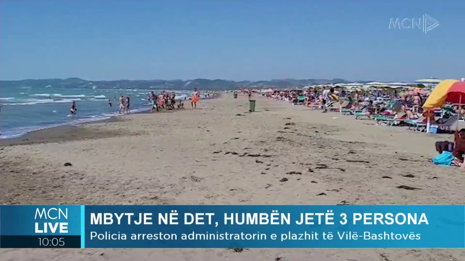 Humbën jetën tre pushues/ Ndalohet administratori i pjesës së plazhit të Vilë-Bashtovës, Pëllumb Nika