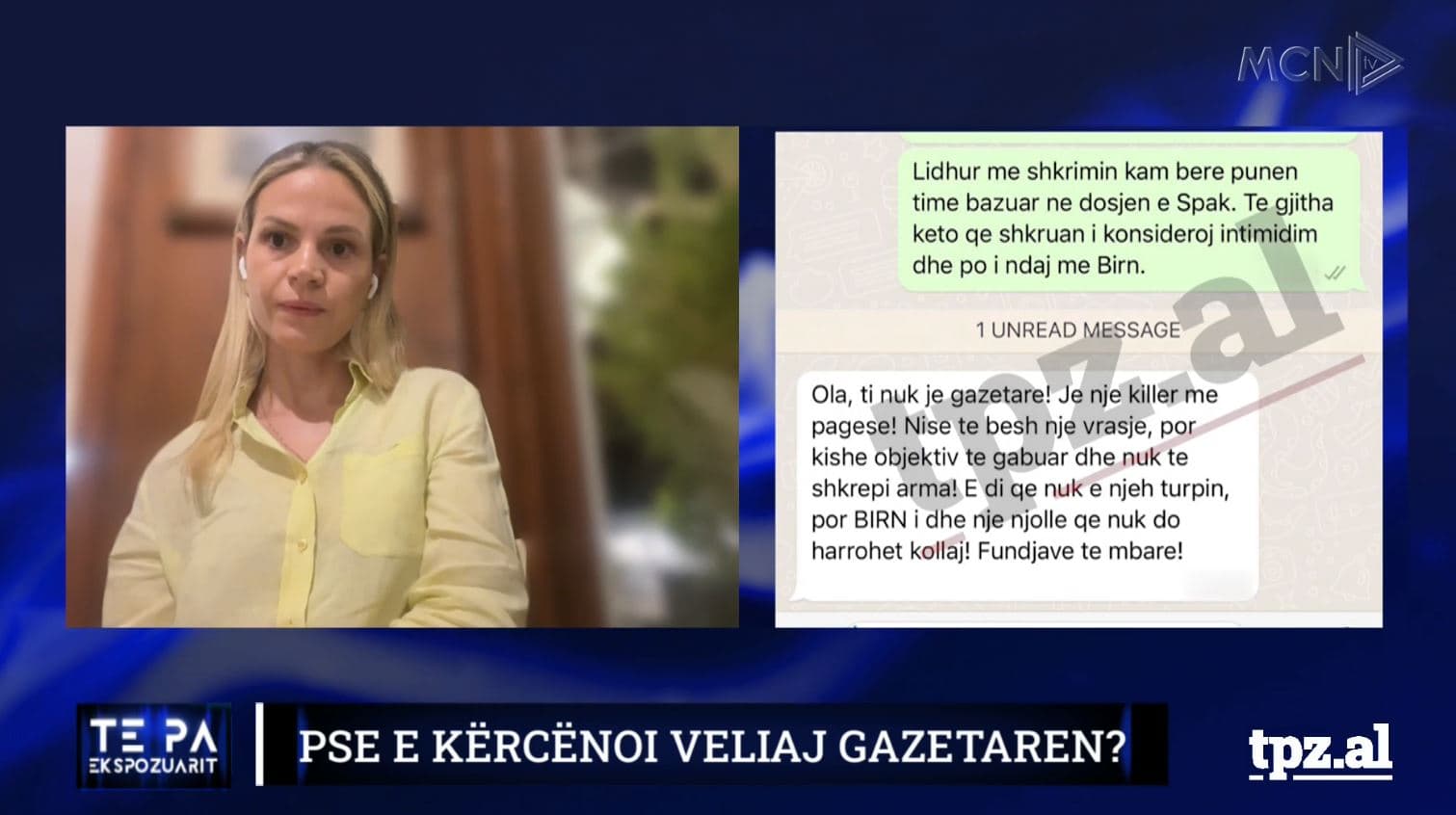 "Ola, nuk je gazetare por killer me pagesë!"/ Xama: Ndjehem e intimiduar nga mesazhet e Veliajt