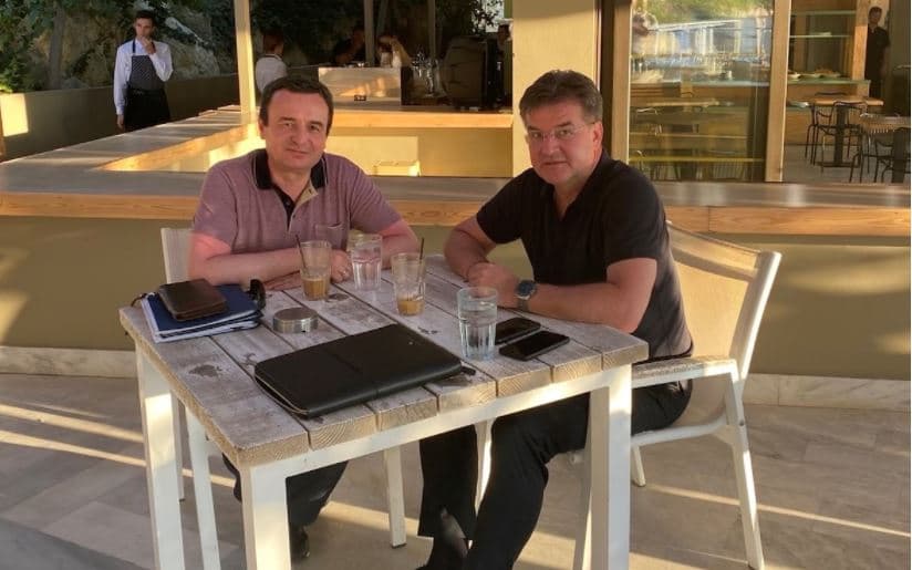 Lajçak takon Kurtin në Greqi: Biseduam për Veriun dhe rrugën drejt shtensionimit 