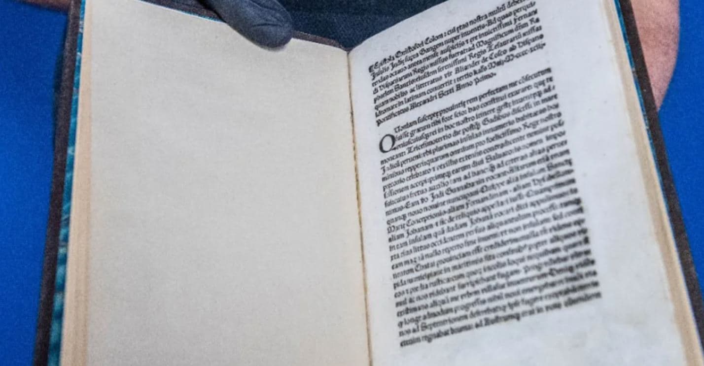 E humbur prej dekadash, letra e vjedhur e shekullit të 15-të nga Christopher Columbus i kthehet Italisë