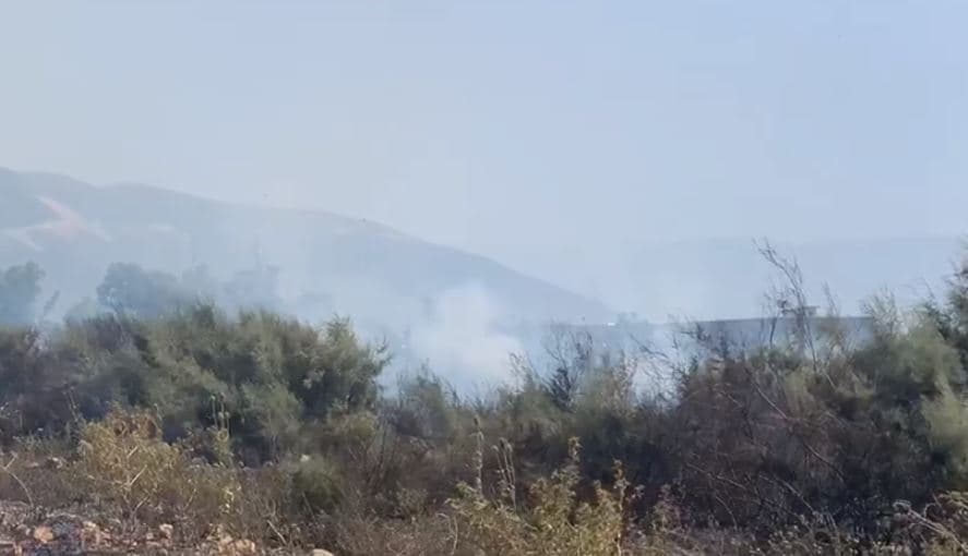 Zjarri rrezikon banesat në fshatin Nartë
