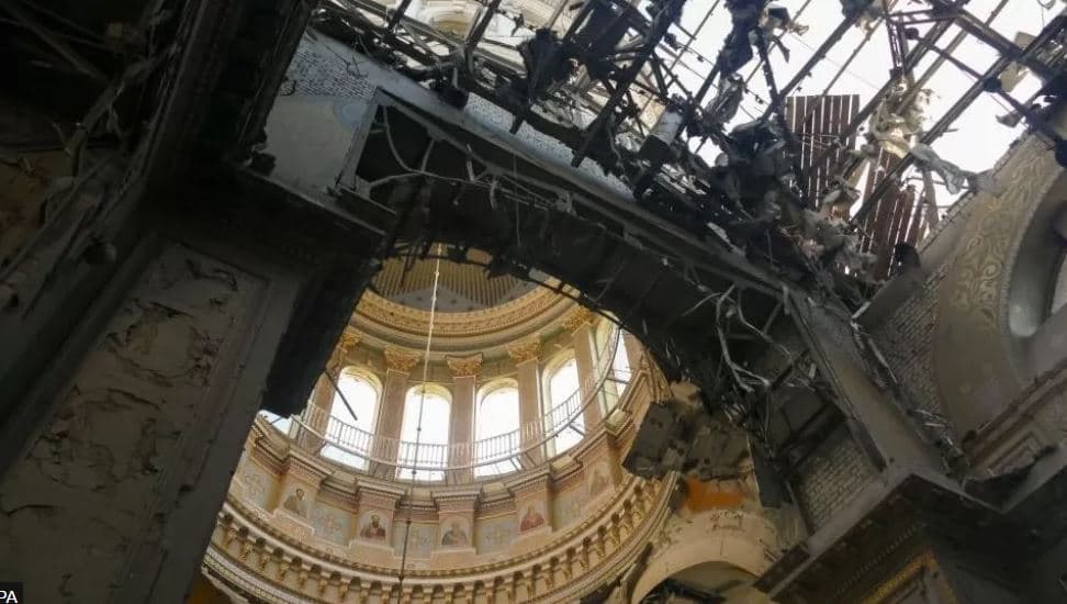 Sulmet ruse godasin katedralen historike në Odesa
