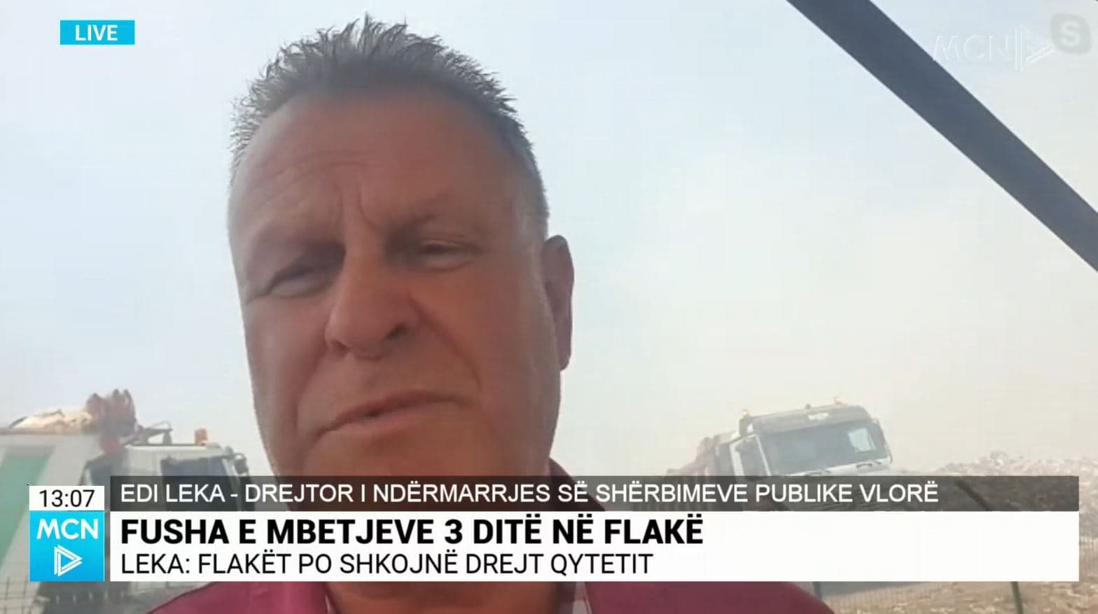 Leka: Situata në fushën e mbetjeve në Vlorë, e pamenaxhueshme! Vetëm kapsulimi mund të jetë zgjidhje pasi zjarrfikësit nuk mund të ndihmojnë (VIDEO)