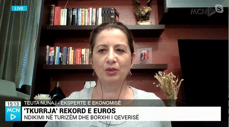 Nunaj: Nëse s’do ketë ndërhyrje euro do të bjerë nën 100 lekë. Bizneset çdo kosto e kanë përcjellë te konsumatori (VIDEO)