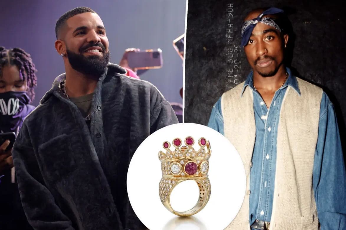 Drake ble për 1 milion dollarë unazën e mbajtur nga 2 Pac