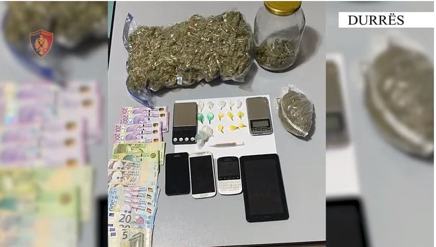     Shisnin lëndë narkotike/ Arrestohen dy persona në Durrës 