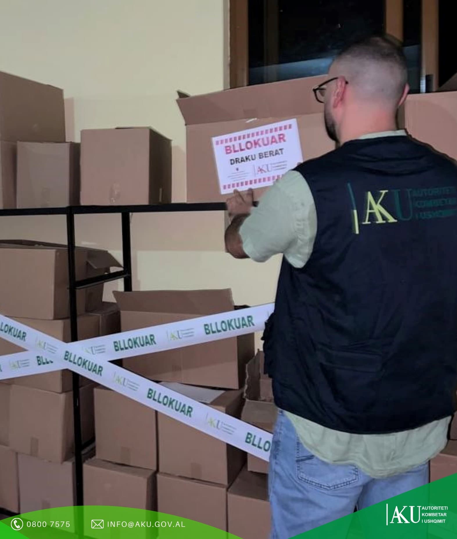 AKU bllokon 3.5 ton produkte brumi në Berat