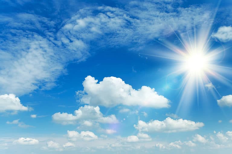 Temperaturat deri në 38 gradë/ Parashikimi i motit për ditën e sotme