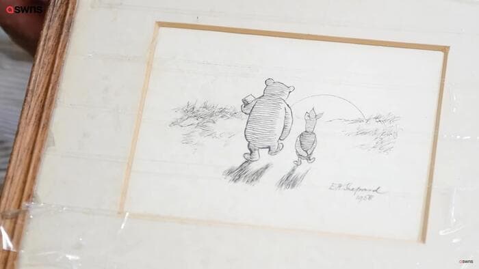 Një skicë e Winnie the Pooh del në shitje për 40 mijë dollarë