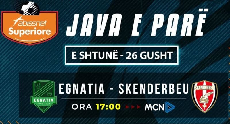 Futbolli shqiptar nis në MCN TV/ Publikohen formacionet zyrtare në Egnatia-Skënderbeu